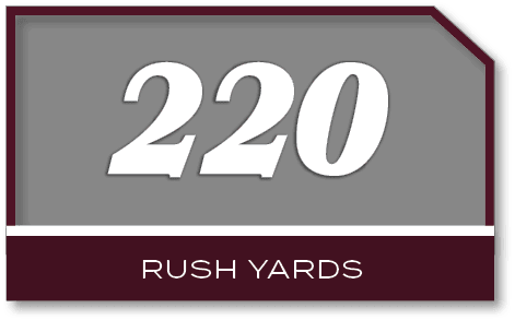 220,RUSH YARD