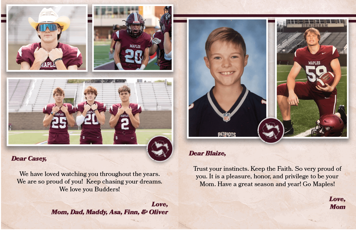 Dear Casey, We have loved watching you throughout the years. We are so proud of you! Keep chasing your dreams. We lov...