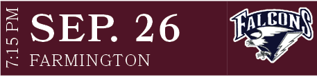 FARMINGTON,SEP. 26,7:15 P