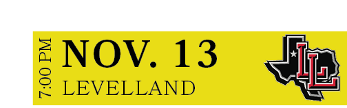 LEVELLAND,NOV. 13,7:00 P