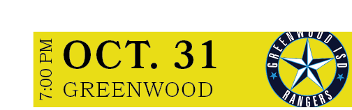 GREENWOOD,OCT. 31,7:00 P