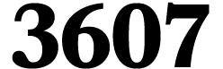 3607