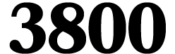 3800