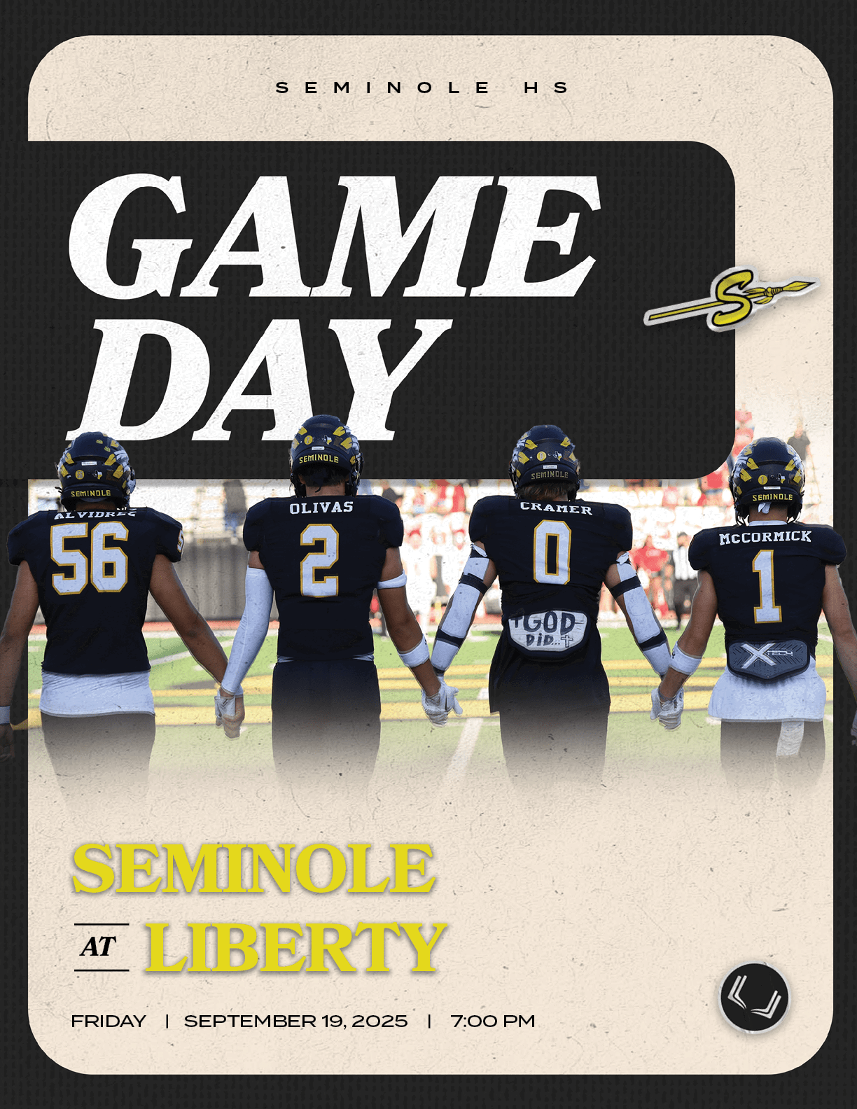 SEMINOLE hs,FRIDAY | SEPTEMBER 19, 2025 | 7:00 P