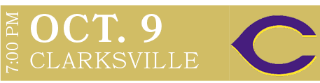 CLARKSVILLE,oct. 9,7:00 P