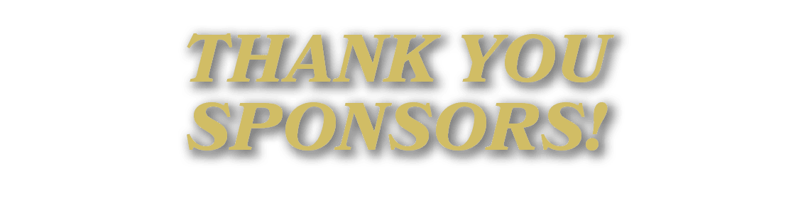 THANK YOU SPONSORS!