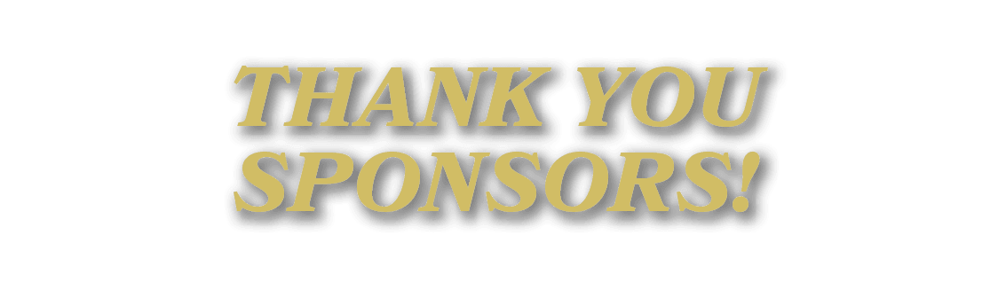 THANK YOU SPONSORS!