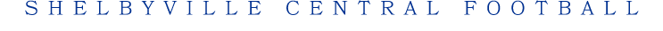 SHELBYVILLE CENTRAL football