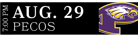 Pecos,aug. 29,7:00 P