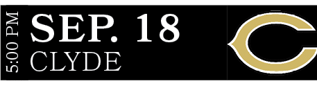 Clyde,sep. 18,5:00 P