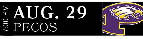 Pecos,aug. 29,7:00 P