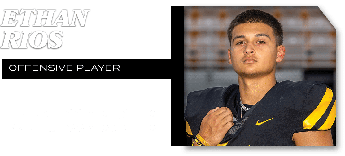 5 car, 22 yds, 3 TDs 8 rec, 133 yds, 2 TDs ,Ethan Rio