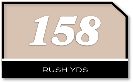 158,rush yd