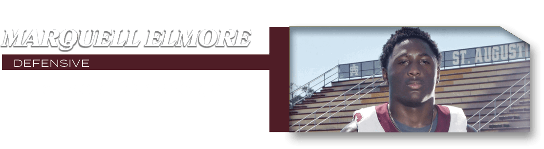 defensive,10 tackles, 1 sack, 2 TFL,Marquell Elmor