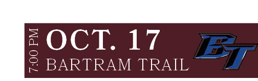 BARTRAM TRAIL,OCT. 17,7:00 P