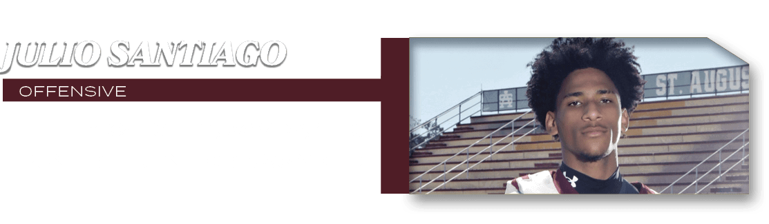 OFFENSIVE,4 catches, 72 yds, 1 TD, 1 Punt Return for a 55 yd TD,Julio Santiag