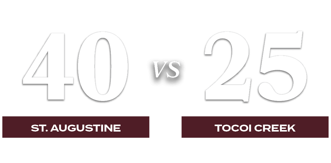 25,40,VS,tocoi creek,st. augustin