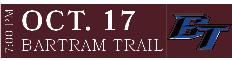 BARTRAM TRAIL,OCT. 17,7:00 P