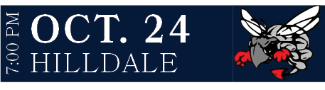 HILLDALE,OCT. 24,7:00 P