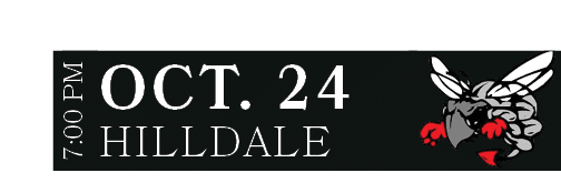 HILLDALE,OCT. 24,7:00 P