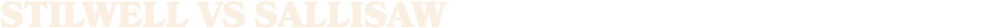 STILWELL vs Sallisaw