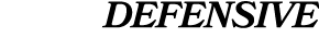 defensive