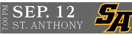 ST. ANTHONY,SEP. 12,7:00 P