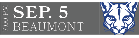 BEAUMONT,SEP. 5,7:00 P