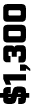 $1,300