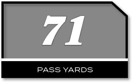 71,PASS YARD