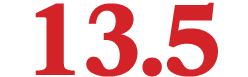 13.5