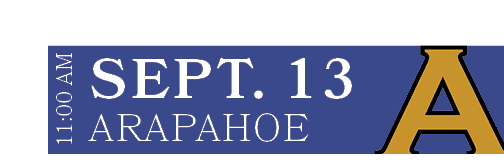 ARAPAHOE,SEPT. 13,11:00 A
