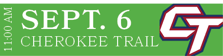 CHEROKEE TRAIL,SEPT. 6,11:00 A