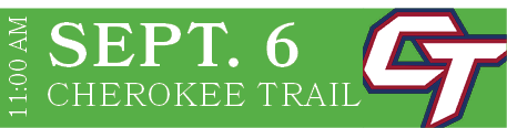 CHEROKEE TRAIL,SEPT. 6,11:00 A