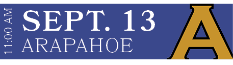 ARAPAHOE,SEPT. 13,11:00 A