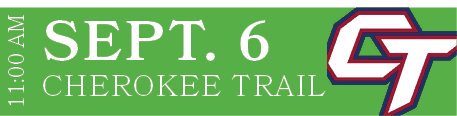 CHEROKEE TRAIL,SEPT. 6,11:00 A