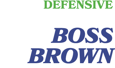 DEfensive Boss Brown