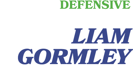 DEfensive Liam Gormley