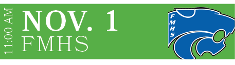 FMHS,NOV. 1,11:00 A