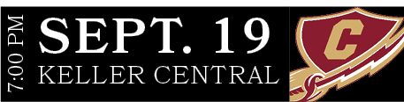 KELLER CENTRAL,SEPT. 19,7:00 P
