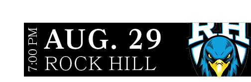 ROCK HILL,AUG. 29,7:00 P