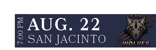 SAN JACINTO,AUG. 22,7:00 P