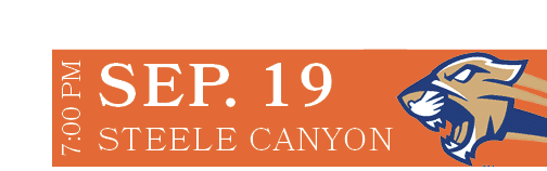 STEELE CANYON,SEP. 19,7:00 P