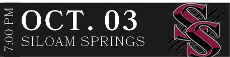 SILOAM SPRINGS,OCT. 03,7:00 P