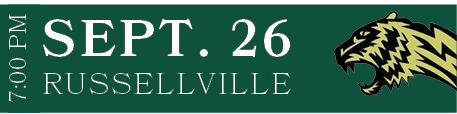RUSSELLVILLE,SEPT. 26,7:00 P
