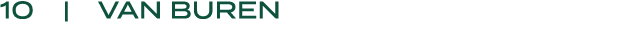 10 | VAN BUREN