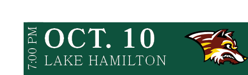 LAKE HAMILTON,OCT. 10,7:00 P