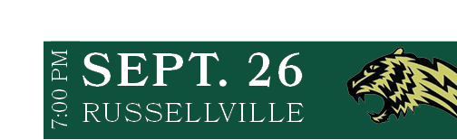 RUSSELLVILLE,SEPT. 26,7:00 P