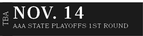 AAA STATE PLAYOFFS 1ST ROUND,NOV. 14,TB