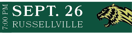 RUSSELLVILLE,SEPT. 26,7:00 P